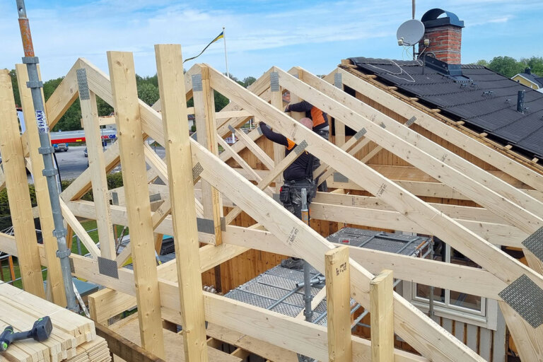 Vi är vana att producera alla typer av utbyggnader, från ett extrarum till garage